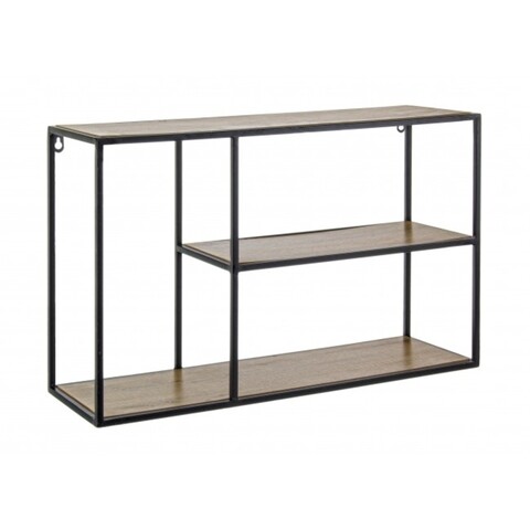 Raft de perete, shape, bizzotto, 65x20x40 cm, otel/mdf