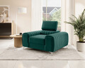 Fotoliu, ELTAP, AR-LAU-35NU, Laurence, 125x97x105 cm, lemn/poliester, verde deschis