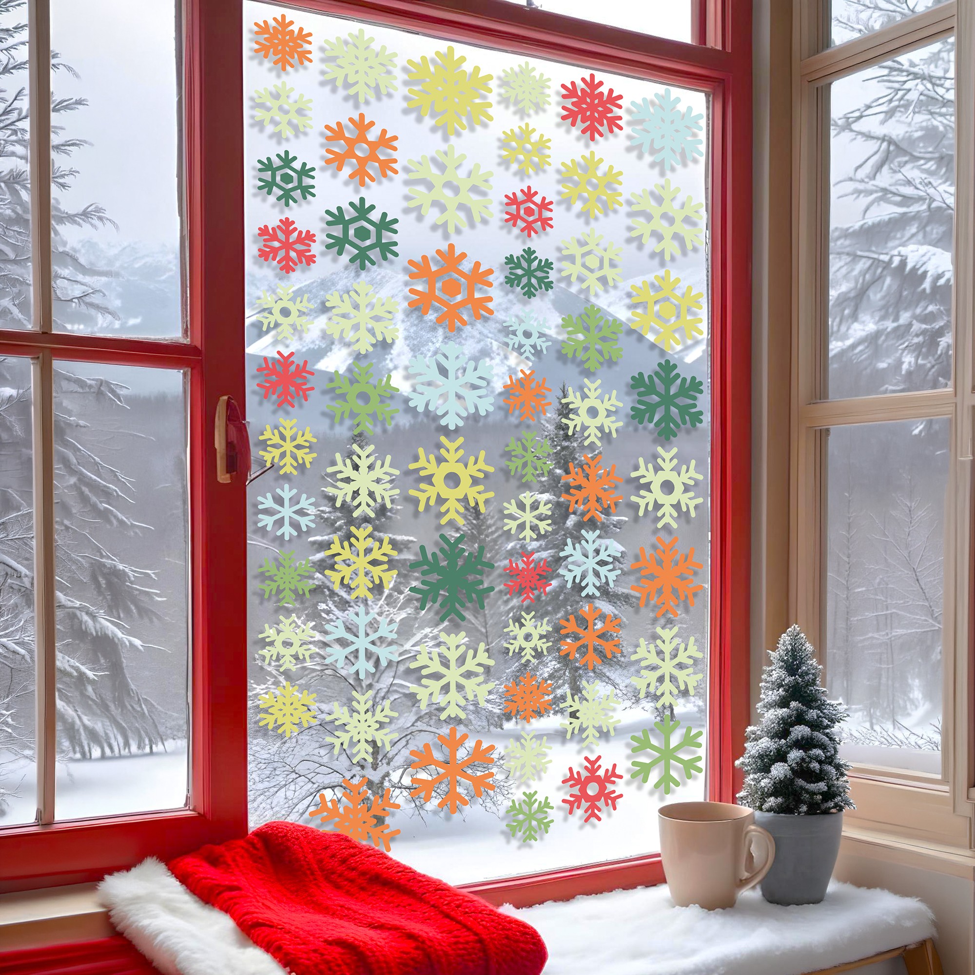 Sticker decorativ, 309117_3050, 30 x 50 cm, Multicolor