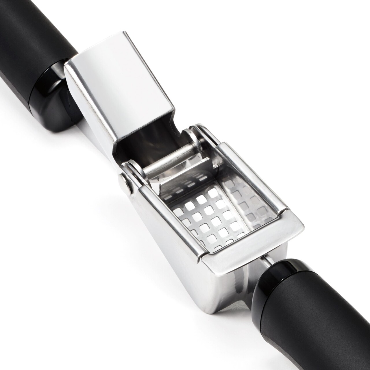 Presa usturoi, inox, "SoftWorks" - OXO - imagine 9