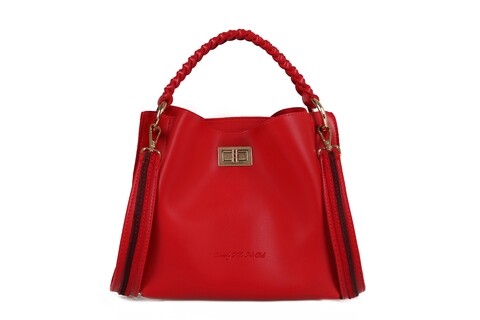 Geanta Beverly Hills Polo Club, 802, piele ecologica, rosu 802