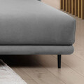 Coltar extensibil dreapta 4 locuri ELTAP, RT-04NU, Dalia, 289x190x95 cm, lemn/poliester, gri