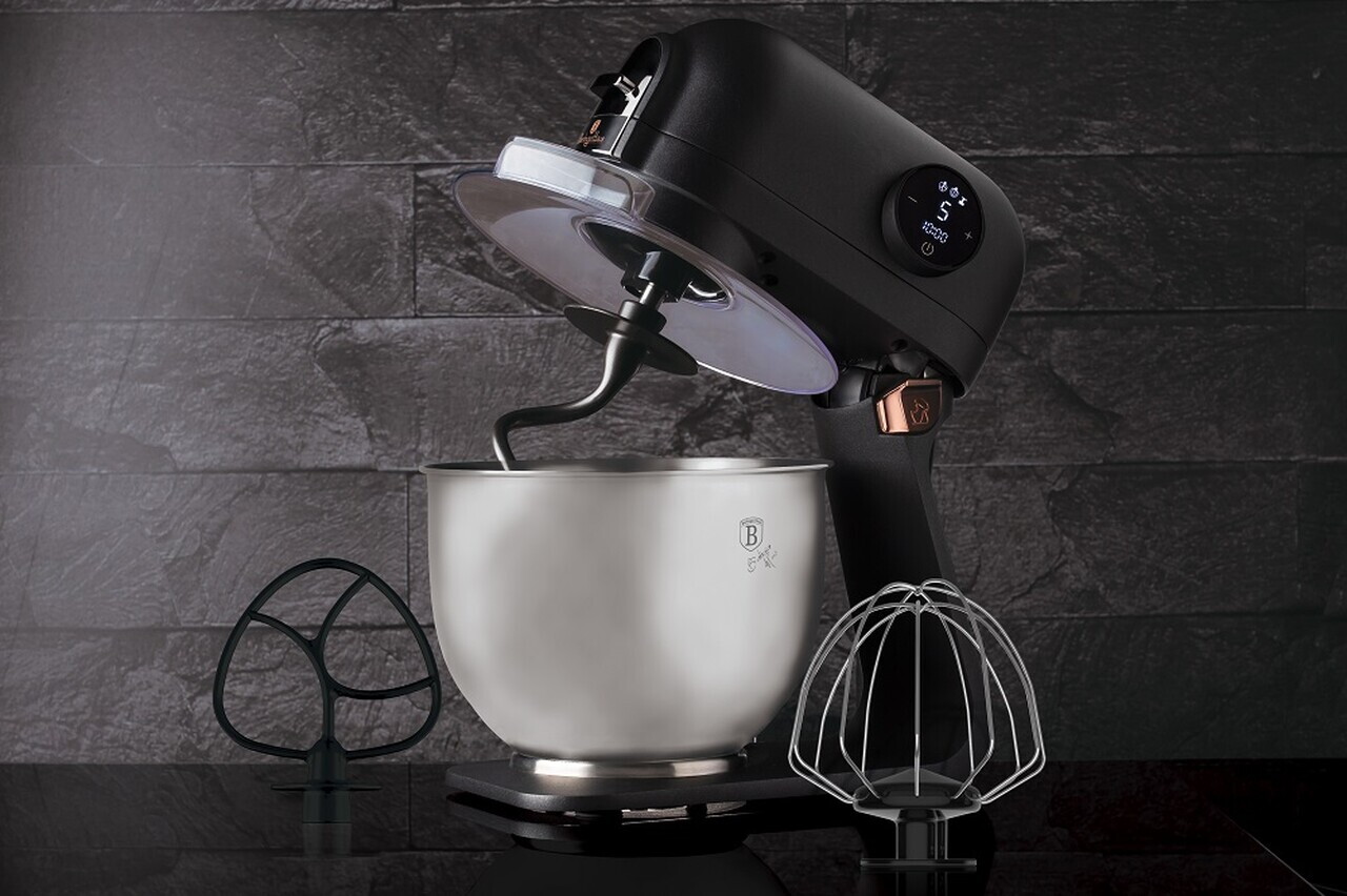 Robot de bucatarie Berlinger Haus, Black Rose, 1200W, aluminiu turnat/inox, negru/argintiu - imagine 6