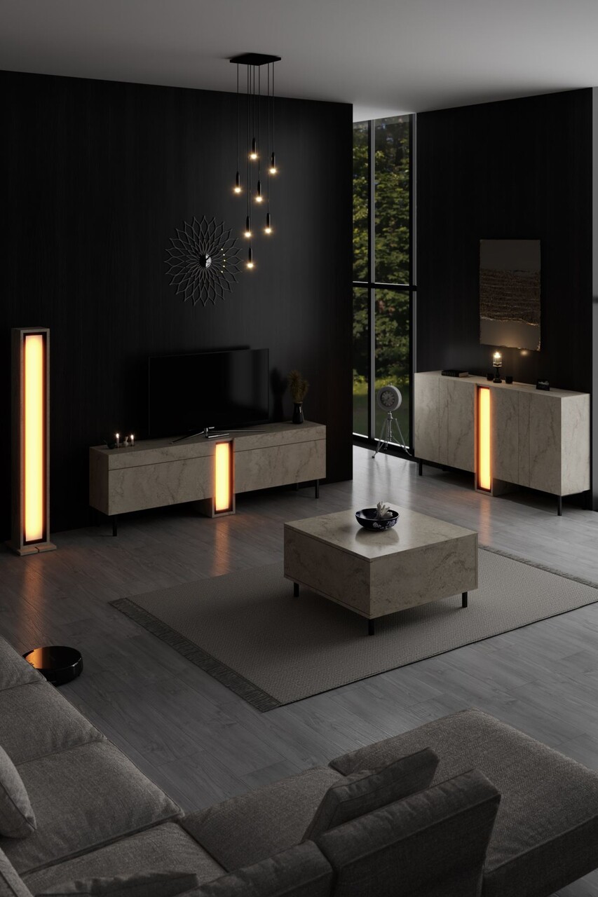 Lampadar, Hanah Home, Nova, 19.2x141x17 cm, Travertin - view 5