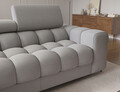 Coltar extensibil dreapta 3 locuri ELTAP, LT-04SO, Felro, 285x181x93 cm, lemn/poliester, gri inchis
