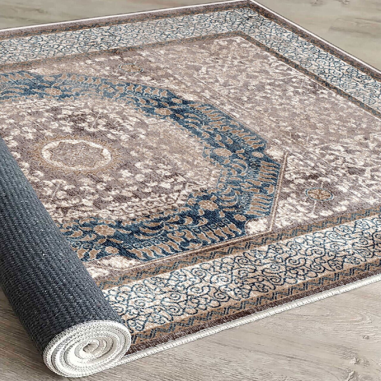 Covor, Els2051, 100x300 cm, Catifea, Multicolor — imaginea 3