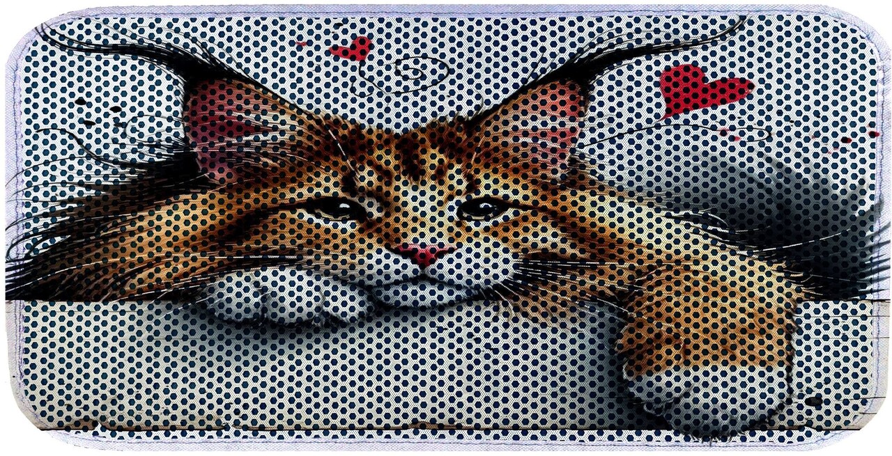 Covoras litiera pentru colectarea granulelor de nisip, Paws &amp; Whiskers, Cat Lıtter Mat 33, Multicolor - view 2