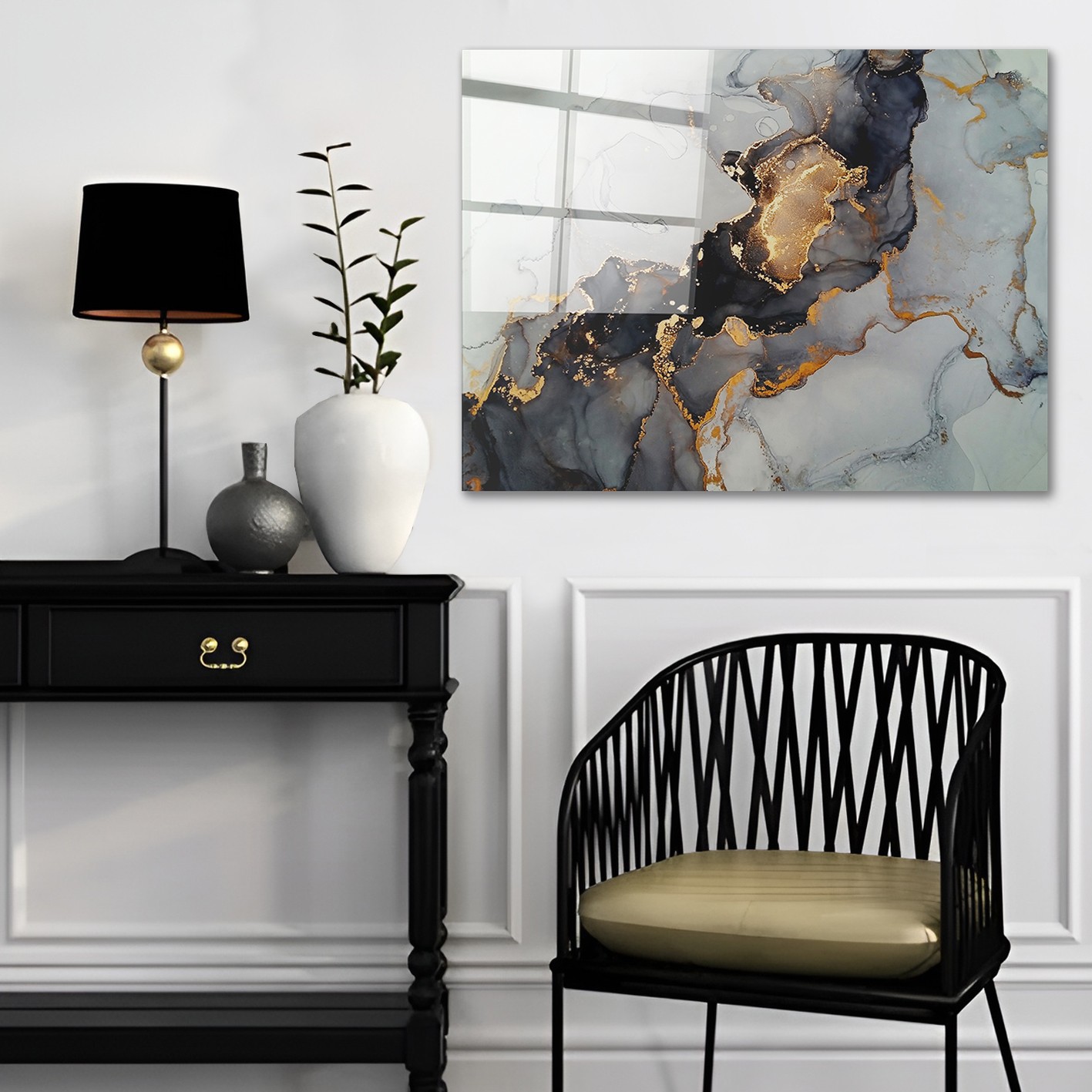 Tablou decorativ, CAM1471082564, 50 x 70 cm, Multicolor