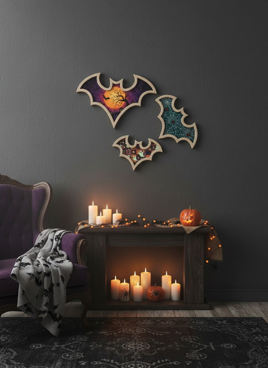Tablou decorativ, Huhu3191, MDF, Multicolor