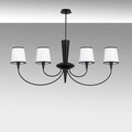 Lustra, Opviq, 892OPV1949, Metal, Negru