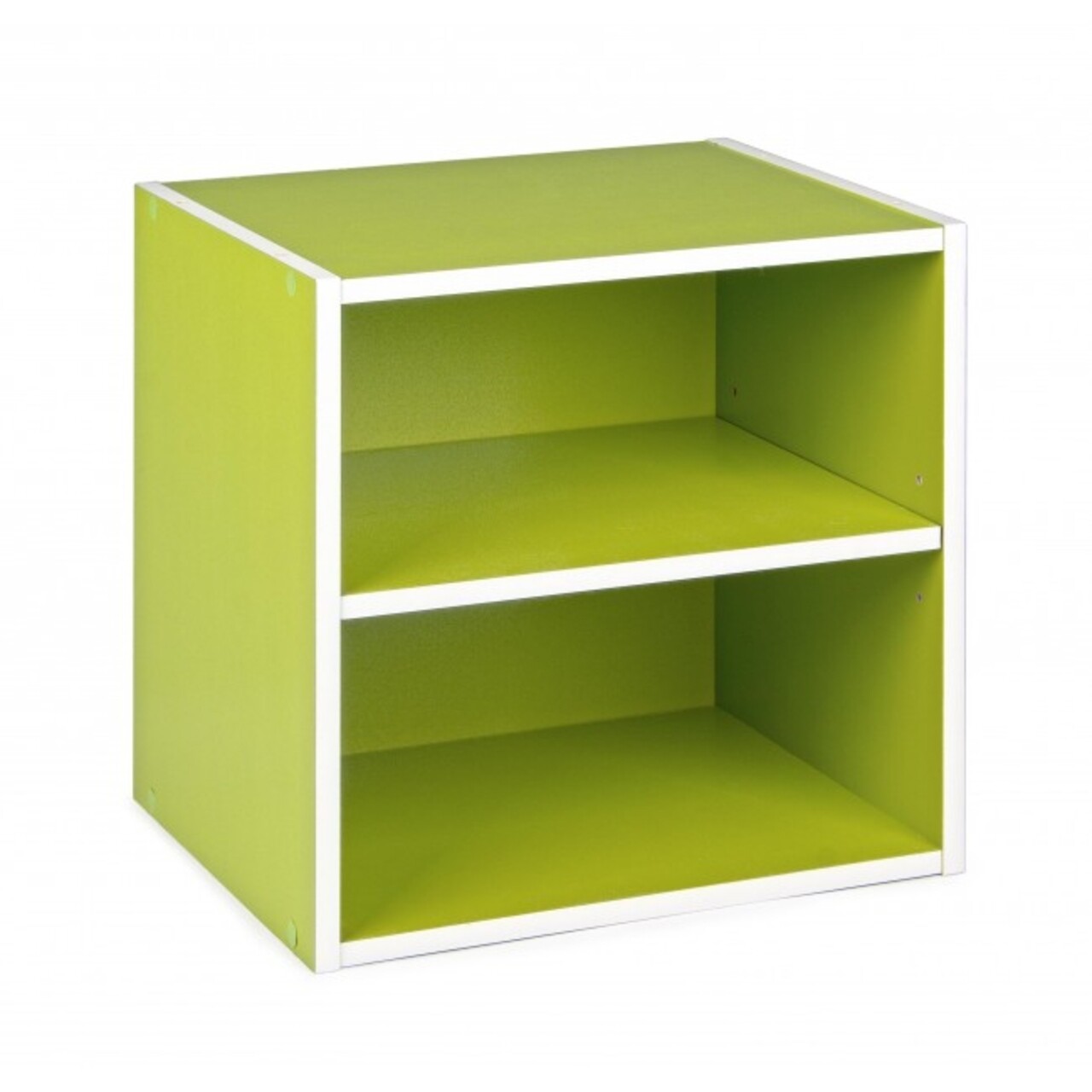 Raft Modular, Composite Cube Shelf, Bizzotto, 35x29.5x35 Cm, PAL Laminat/MDF, Verde