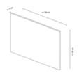 Tablie de pat, Mindy, Safir 160, 162x97x7 cm, PAL, Bej