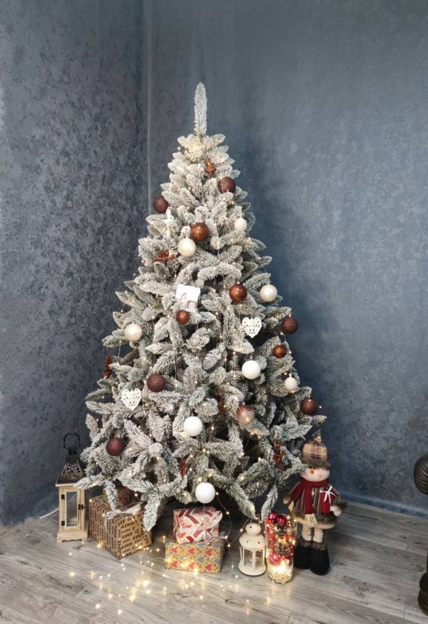 Brad artificial Christmas Deluxe by Sersimo, Victoria nins, 2D, 220cm — imaginea 13