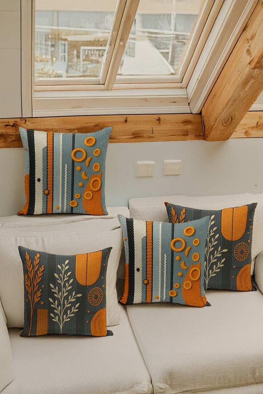 Set fete de perna, Artpnchset4-30, Poliester, Multicolor — imaginea 2
