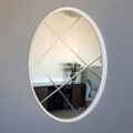 Oglinda decorativa A700, Neostill, 60 cm, argintiu
