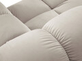 Coltar panoramic modular stanga 7 locuri, Bellis-51, Micadoni Home, 376x282x70 cm, catifea, bej inchis