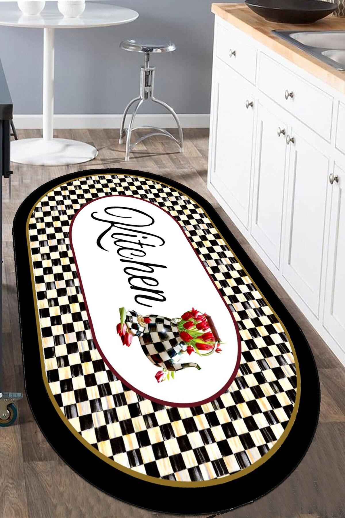 Covor, DC-5032OV-19, 160x250 cm, Poliester, Negru