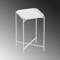 Masuta de cafea, Cerritos, Shb-008-B, 46x56x46 cm, Metal, Alb