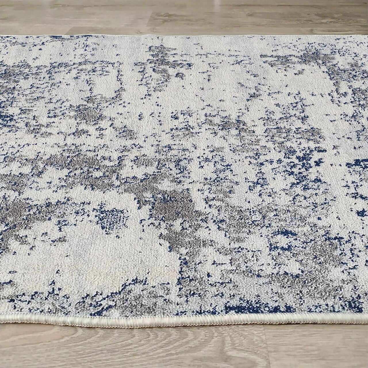 Covor, Woopamuk167, 80x120 cm, Bumbac/Poliester, Albastru - view 5
