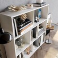 Corp biblioteca, Decorotika, Mistico, 120x132.2x29.5 cm, Alb