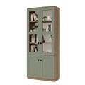 Dulap multifunctional, Hanah Home, Lisa 1600-228, 80x190x37 cm, Verde