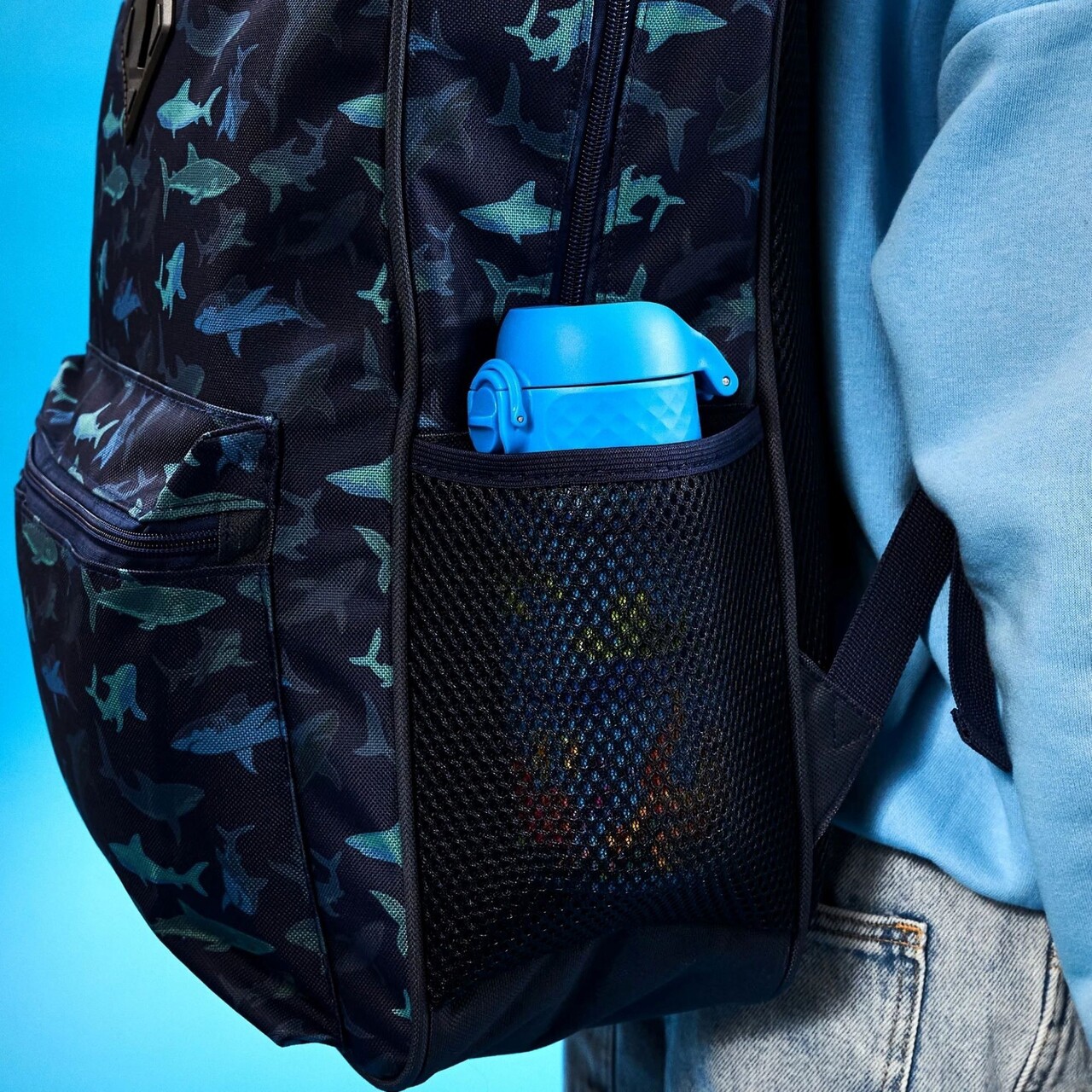 Sticla apa pentru copii, inox, 400ml, Sea Turtle - Ion8 - imagine 9