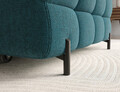 Coltar extensibil dreapta 3 locuri ELTAP, RT-40AMO, Felro, 285x181x93 cm, lemn/poliester, albastru