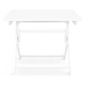 Masa pliabila, Pick-Up, 90 x 90 x 73 cm, lemn/MDF, alb