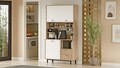 Dulap multifunctional, Locelso, RE7-SW, Stejar / Alb