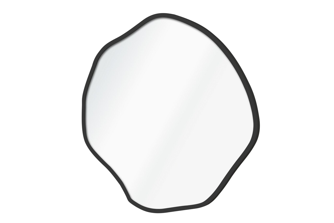 Oglinda decorativa, Lumisfera, Bowed 60 x 60, Negru - 2 | YEO