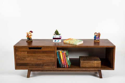 Comoda tv, dekzy, dim, 120x45x35 cm, nuc