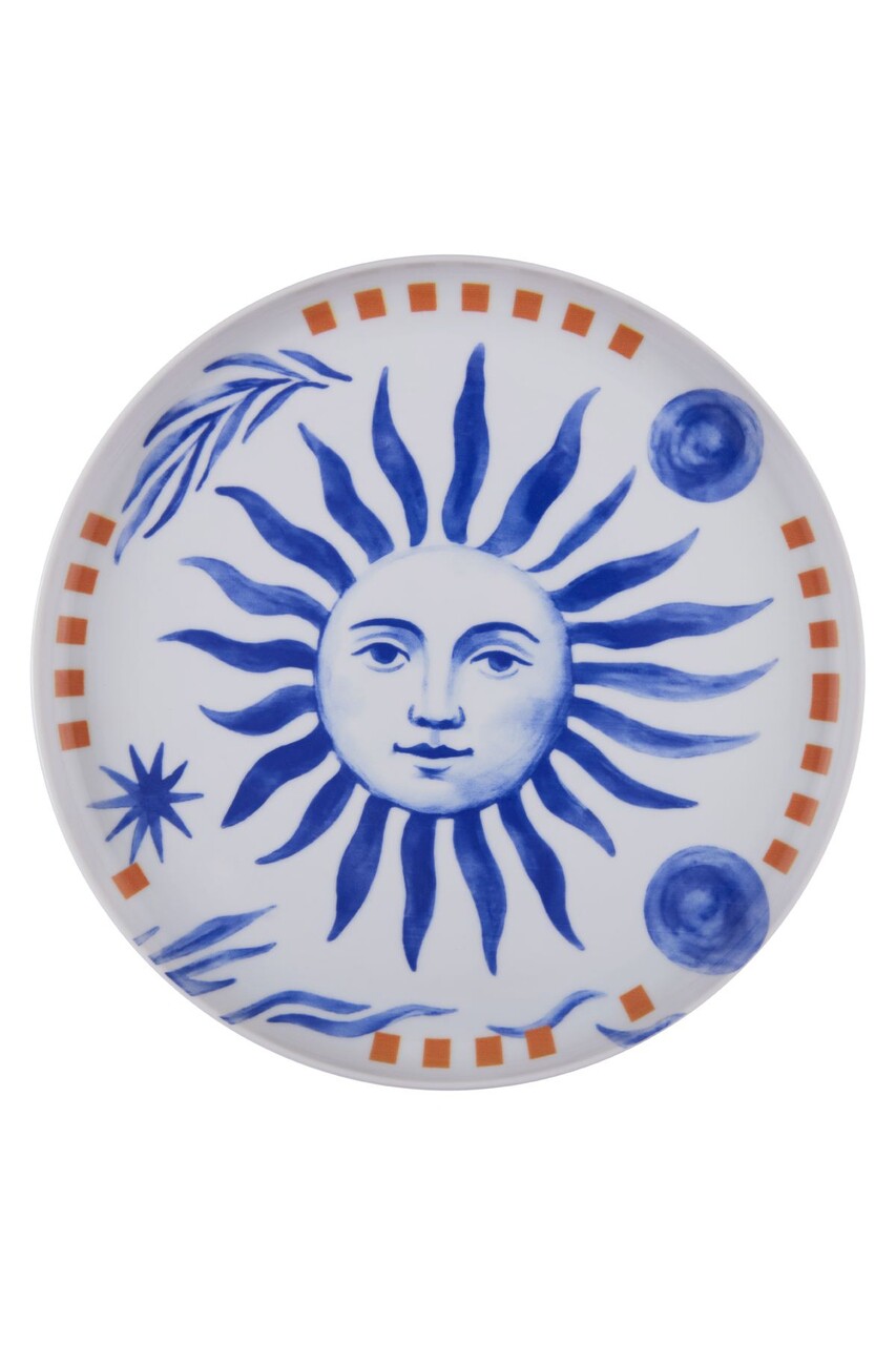 Set de cină (12 piese), L'essentiel Maison, 710KTP3118, Farfurie adâncă: 19 cm (4 bucăți), Albastru rosu - view 7