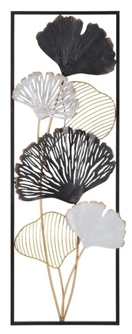 Decoratiune de perete 3D Ory A, Mauro Ferretti, 31×90 cm, fier, multicolor