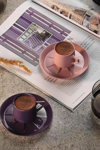 Set de cafea kutahya porselen, pdr04kt002122, 4 piese, portelan