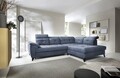 Coltar extensibil dreapta 5 locuri ELTAP, RT-40RAQ, Inferne, 297x210x107 cm, lemn/poliester, albastru deschis