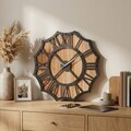 Ceas de perete, MET-MDF-UYART-2086, Dimensiune: 50 x 50 cm, Negru