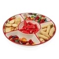Platou pentru servire, Versa, Entremesera Fruits, 25.5 cm Ø, dolomit, multicolor