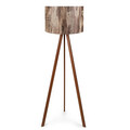 Lampadar, Insignio, 780SGN3434, 70% MDF/30% tesatura PVC, Maro / Bej
