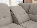 Coltar extensibil dreapta 3 locuri ELTAP, RT-07PO, Sado, 272x192x95 cm, lemn/poliester, gri
