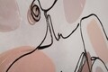 Tablou, Mauro Ferretti, Lady, 80 x 2.8 x 80 cm, lemn de pin/panza, multicolor