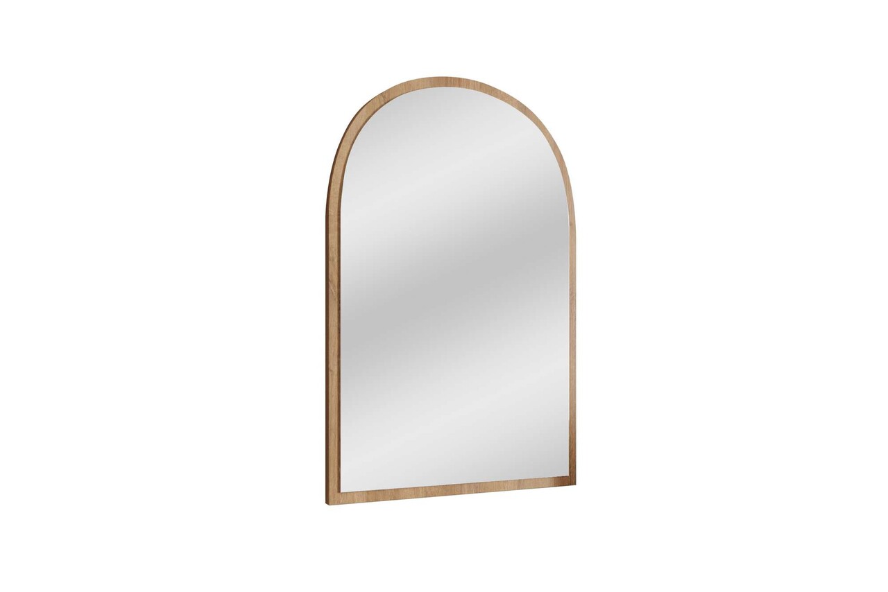 Oglinda decorativa, Siam, Brilya, 60x90x2.2 cm, Stejar - 2 | YEO