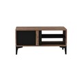 Masuta de cafea, Puqa Design, Sonay, 90x45x60 cm, PAL, Atlantic / Antracit