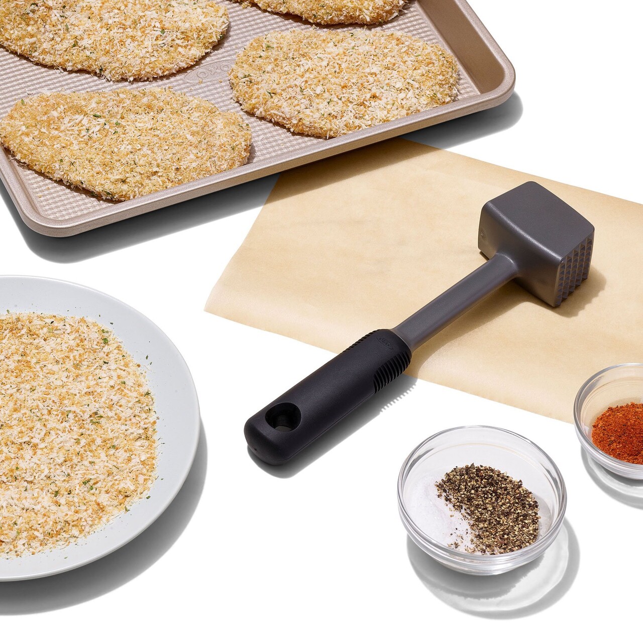 Ciocan pentru carne, otel, "Good Grips" - OXO - imagine 10