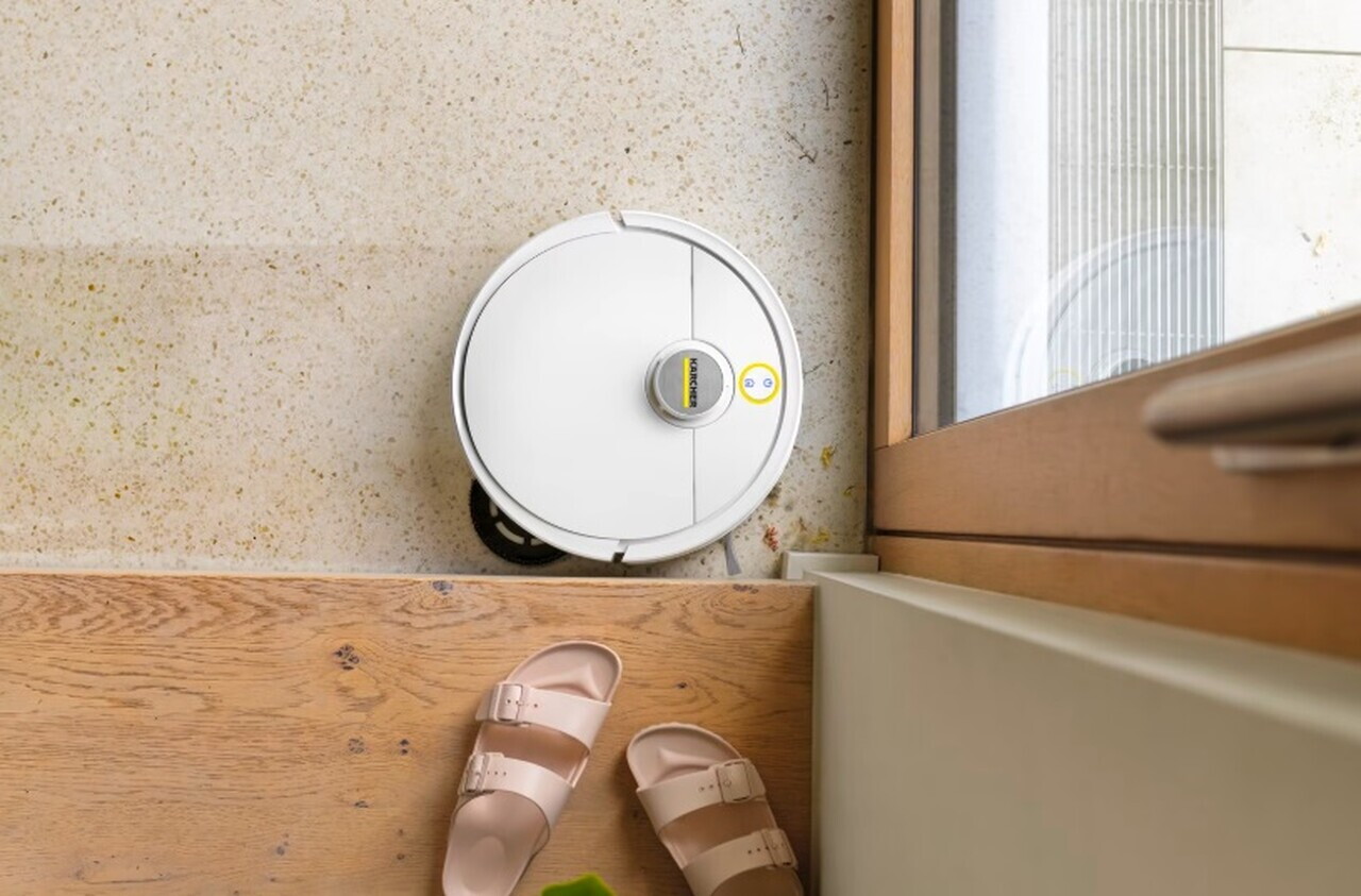 Aspirator robot cu spalare cu discuri rotative RVM 4 Comfort Extra, Karcher, alb/negru — imaginea 6