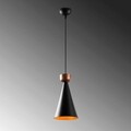 Lustra, Tatum, 584TTM1132, Metal, Negru/Cupru