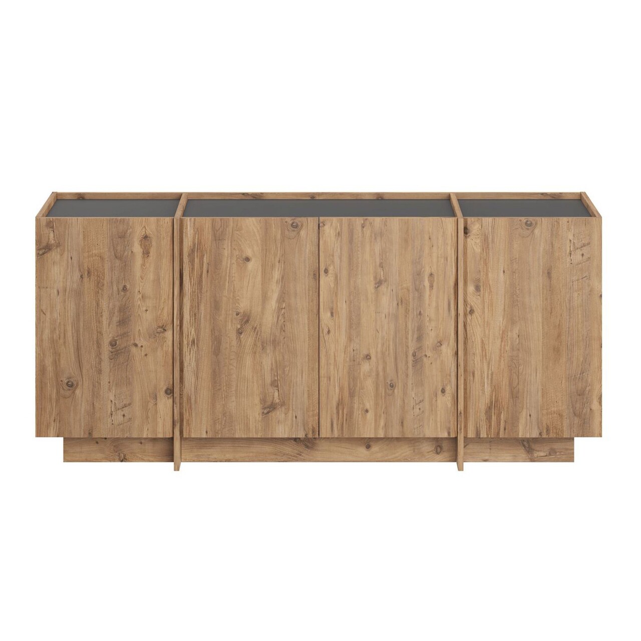 Consola, Nordure, Dorma, 180x80x45 cm, Pin Atlantic / Antracit - imagine 7