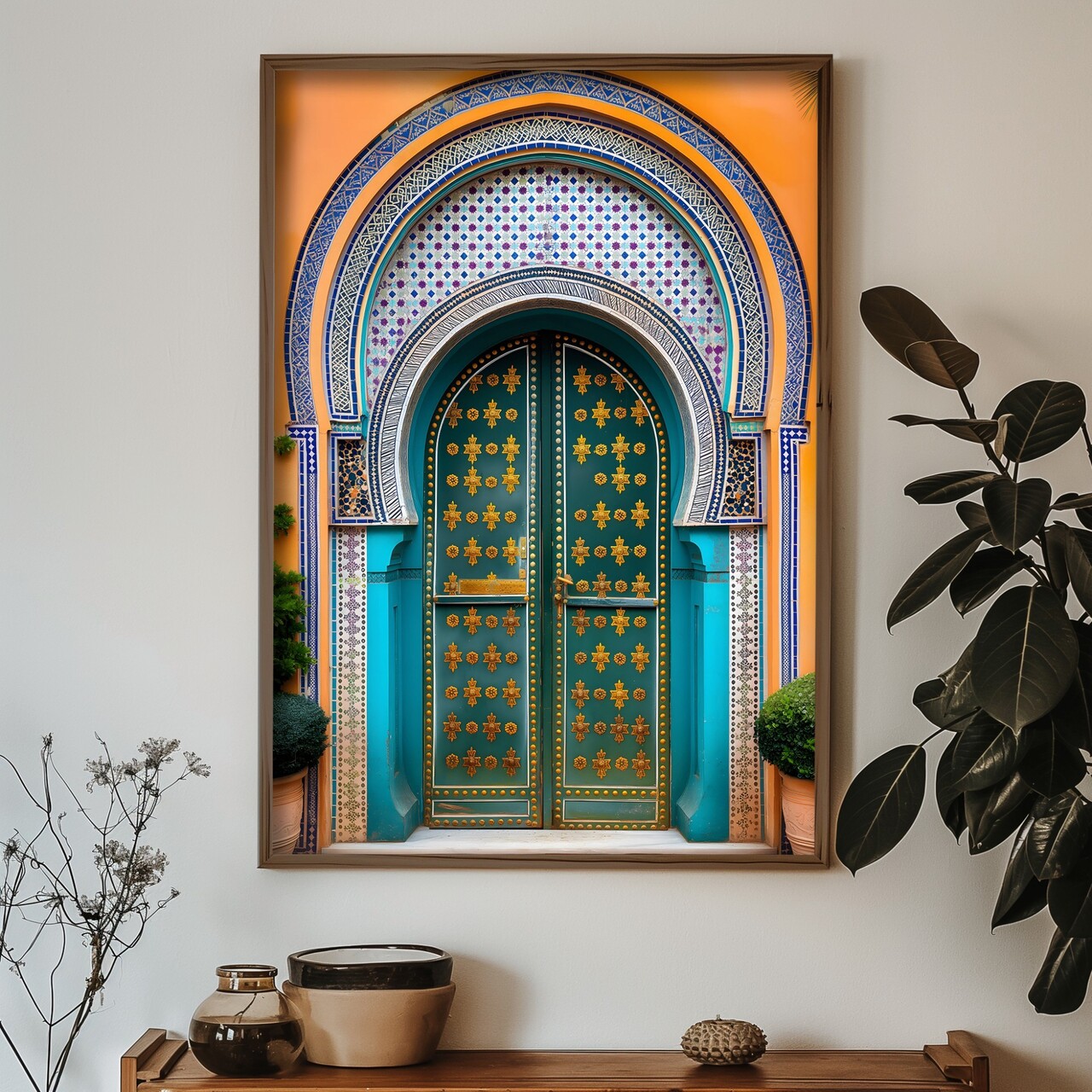 Tablou decorativ GE121-L Lemn Multicolor