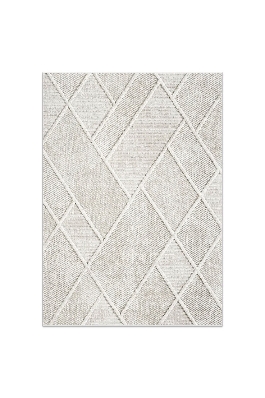 Covor, CLR-7304-HALI-19, 120x250 cm, Poliester, Crem — imaginea 2