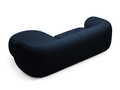 Coltar dreapta 2 locuri, Kate, Micadoni, 255x176x76 cm, catifea, albastru regal