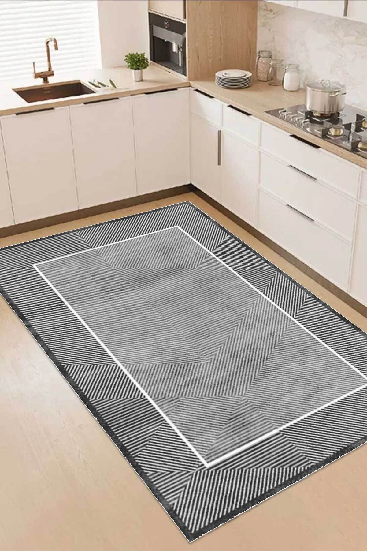 Covor, CLR-7224-M-10, 100x150 cm, Poliester, Antracit
